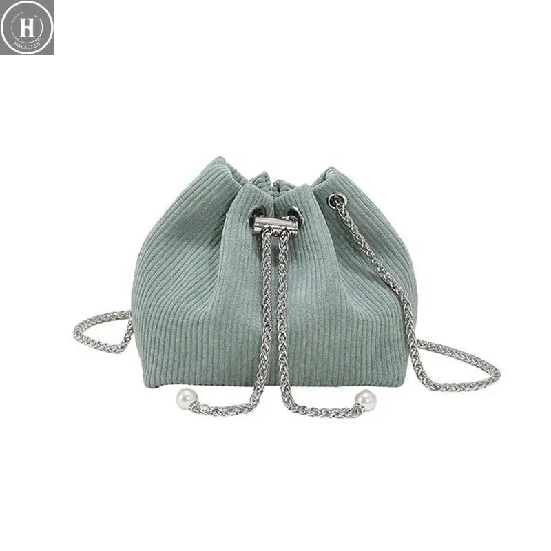 Summer women handbag new style mini bucket bag chain small shoulder bag 01-SB-mnstsr HALALZEN