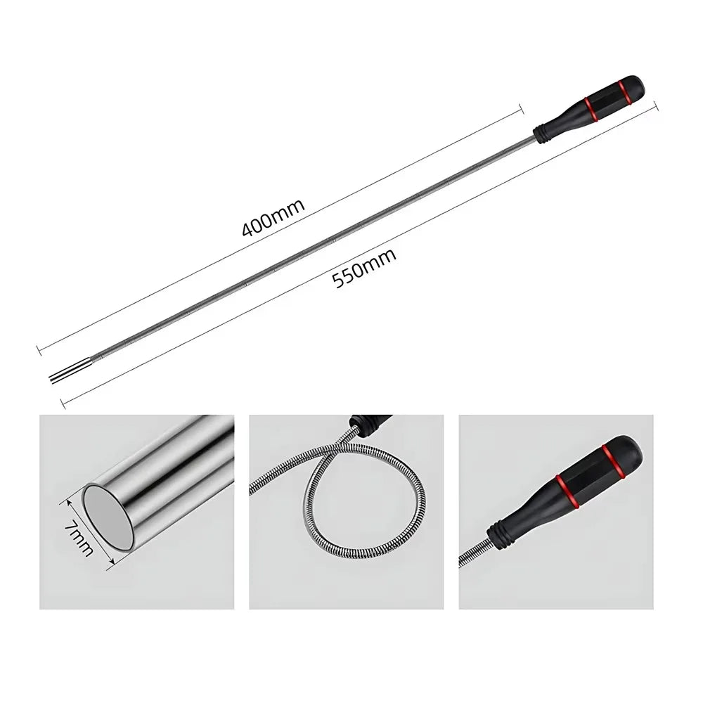 1-10PCS Inspection Mirror Car Telescopic Detection Lens Inspection Round Mirror Reflector Mirror 360 Repair Tool