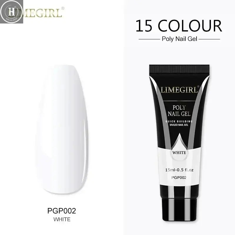 15ml Poly Extension Nail Gel For Nail Art Manicure Design 24Colors UV Varnishes Semi Permanent Builder Nail Gel Polish HALALZEN