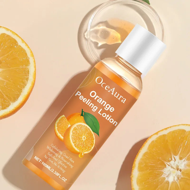 Orange Peeling Body Lotion Gentle Exfoliation Gel Lotion Peeling Oil Tearable Ramen Wax Orange Peeling Lotion Wholesale HALALZEN
