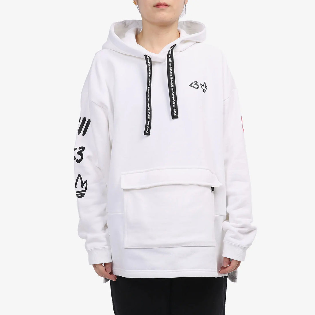 Adidas Original Three Stripes Women's Casual Hoodie Sweatshirt H39033