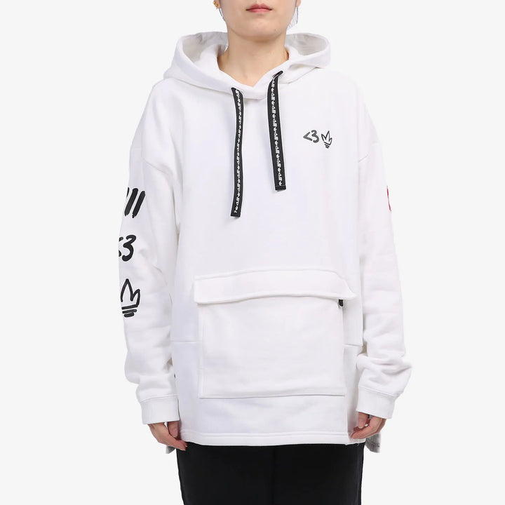 Adidas Original Three Stripes Women's Casual Hoodie Sweatshirt H39033