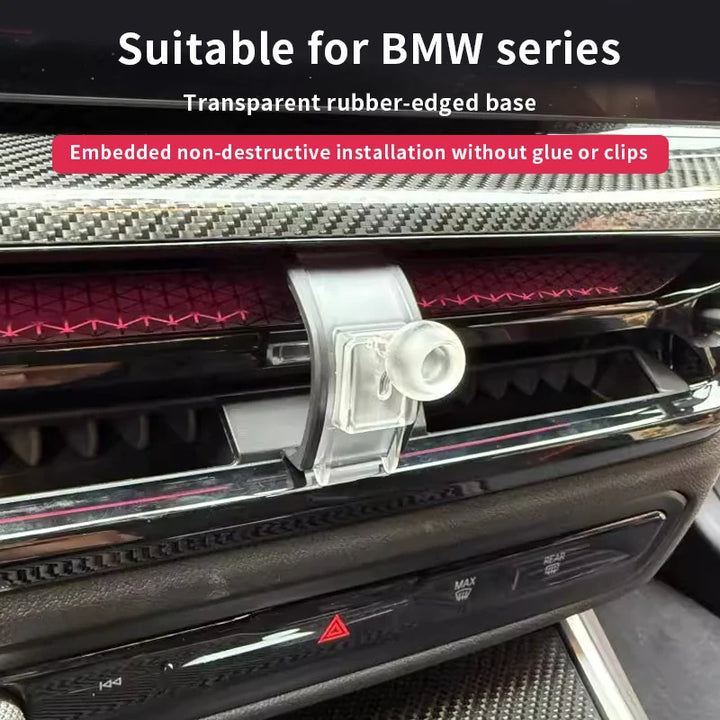 For BMW 2 3 4 5 7 Series X3X4X5X6X7 G20 G60 G70  G01 G45 2019-2025Car Phone Holder Special Fixed Bracket Base Gravity GPS Stand