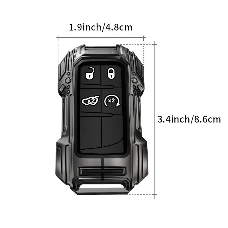 4button Car Remote Key Case Cover Shell for Toyota Corolla Camry RAV4 Highlander Auris CHR Avalon Land Cruiser Protected Fob Bag