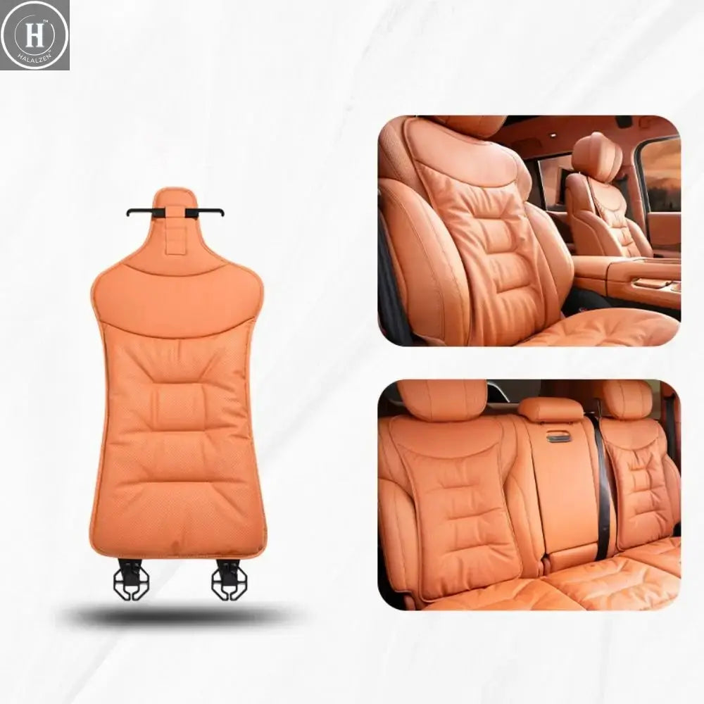 Non-slip Car Leather Cushion Soft Good Breathability Ventilated Four-season Cushion Universal Cotton Auto Seat Cushion Travel HALALZEN