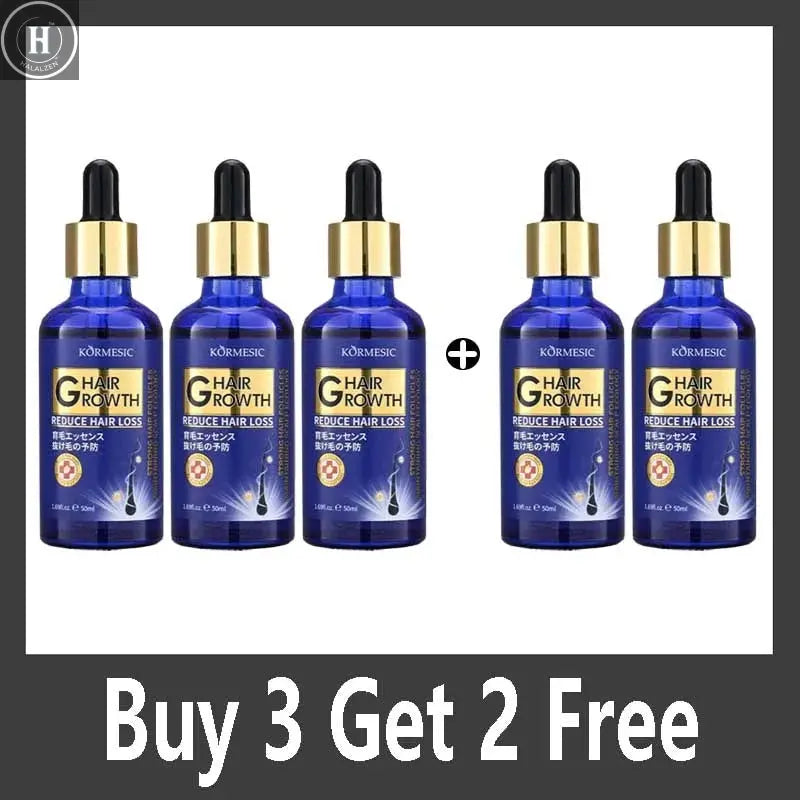 Hair Growth Serum Anti Loss Regrowth Hair Growth Oil Prevent Baldness Repair Damage Scalp Massage Moisturizing Nourish Hair Care HALALZEN