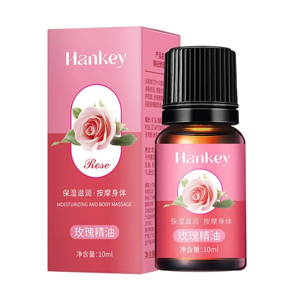 Rose Ginger Mugwort Massage Essential Oil, Scraping And Unblocking Meridian Essential Oil, Body Massage Oil For Body Skin care HALALZEN