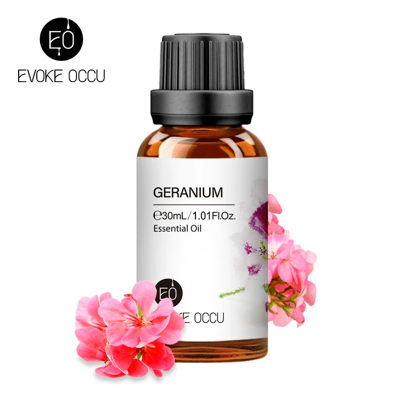 30ML Pure Jasmine Rose Mint Lavender Vanilla Essential Oil for Diffuser, Humidifier, Massage, Skin Hair Care, Soap Candle Making HALALZEN