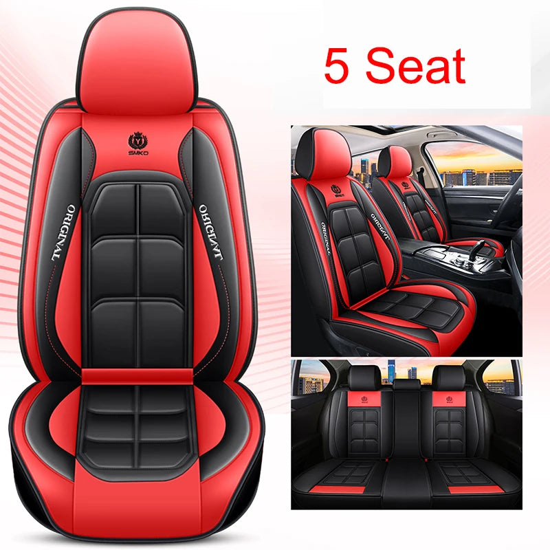 Universal Pu Leather Car Seat Cover for Most Car Models Auto Accessories Interior Details