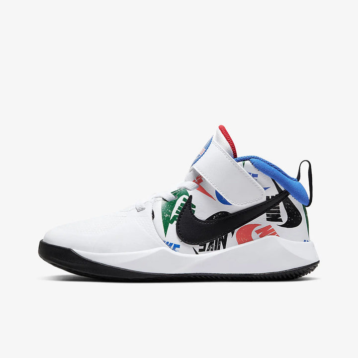 Nike genuine Team Hustle D 9 children's sports basketball shoes CW5816-100