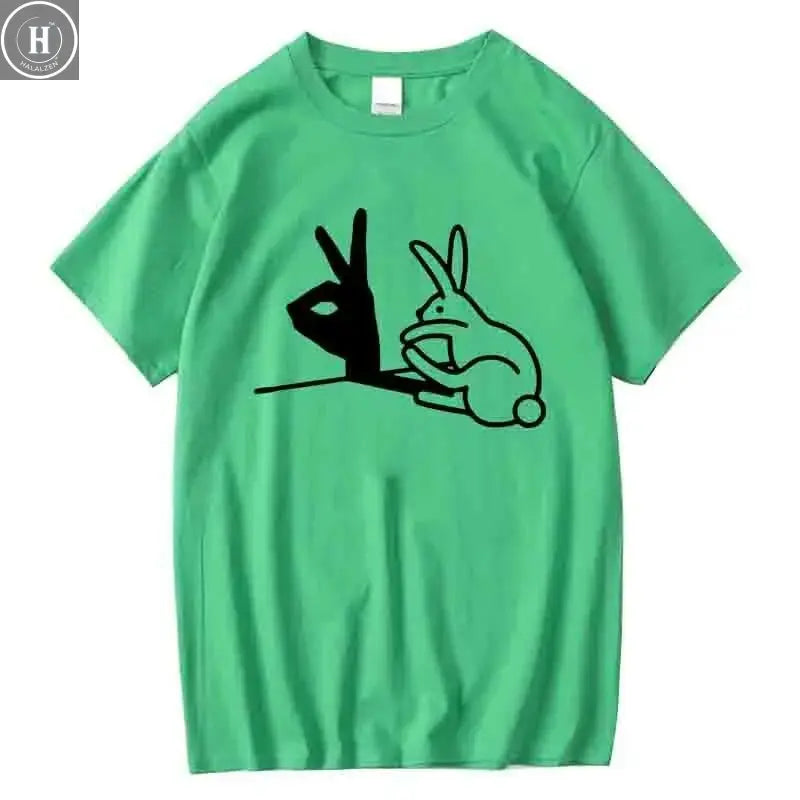 Men Fashion Casual Top Quality 100% Cotton Cool Funny Design Print Tshirt Loose Summer Men T Shirt O-neck Male Tees T-shirt Tops HALALZEN