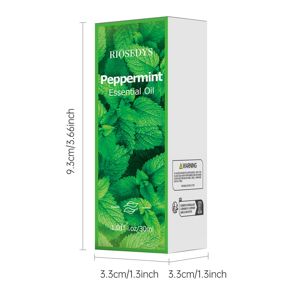 Peppermint essential oil, with its herbal scent, is suitable for aromatherapy diffusion and body massage,and also nourishes hair