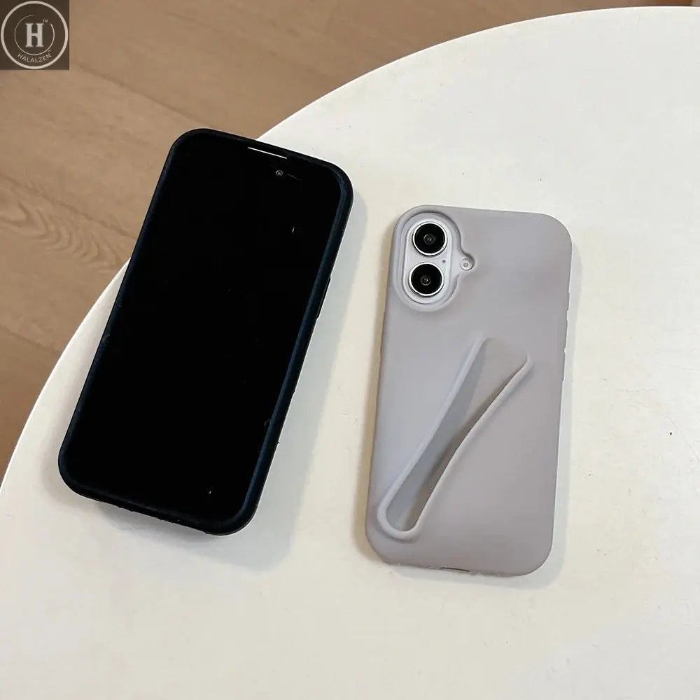 INS Lipstick Silicone Phone Case For iPhone 11 13 16 15 14 13 12 Pro Max 16 Plus Portable Lip Gloss Holder Soft Silicone Cover Halalzen UK