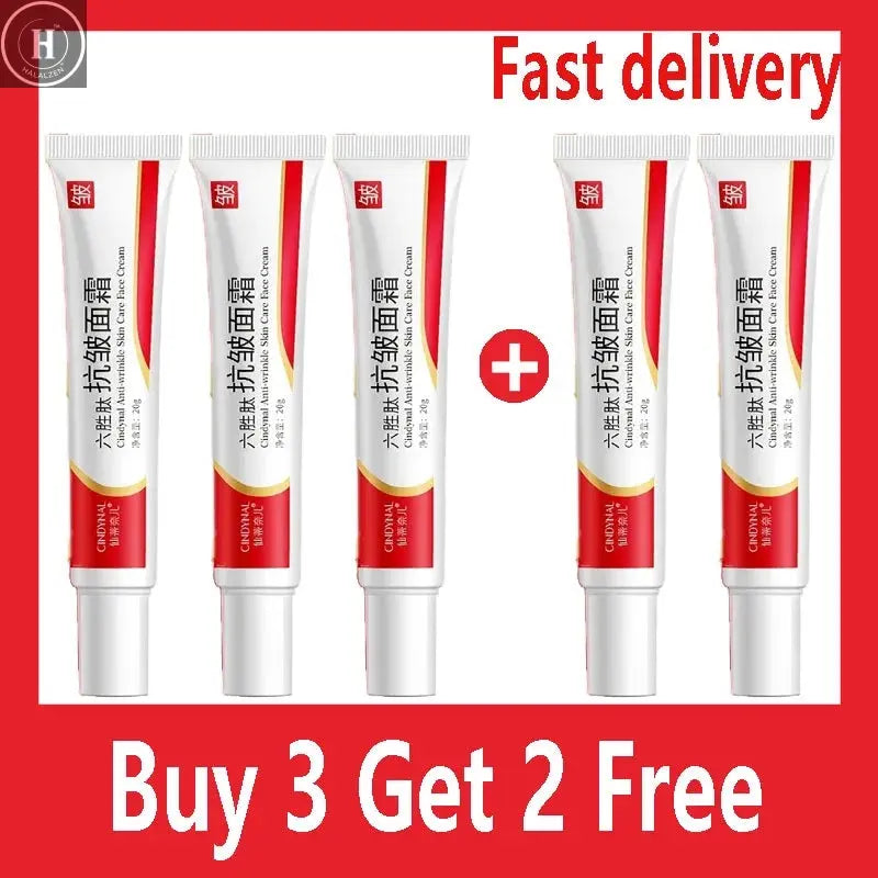 Instant Wrinkle Remover Face Cream Anti Aging Firming Lifting Fade Fine Lines Whitening Moisturizing Brighten Tighten Skin Care HALALZEN
