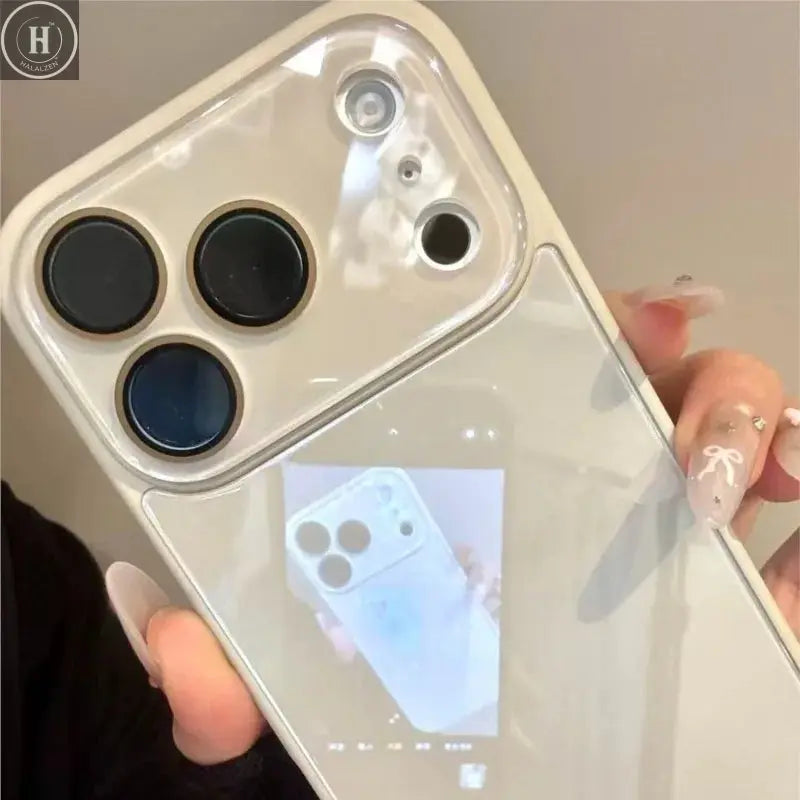 Luxury Candy Color Tempered Glass Camera Protection Case for iPhone 17 16 15 14 13 12 Pro Max Shockproof Bumper Hard Back Cover Halalzen UK