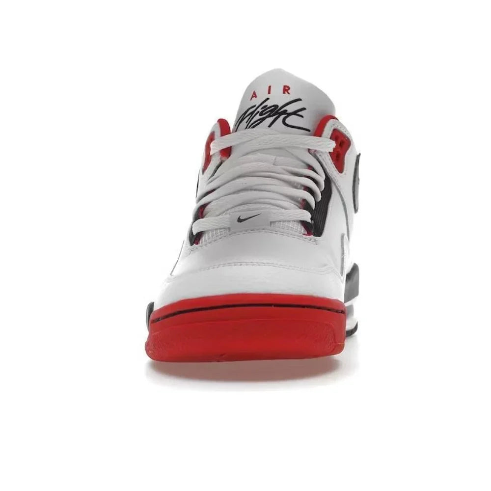 NIKE Original Flight Legacy comfortable and versatile men's mid-top retro basketball shoes red and white