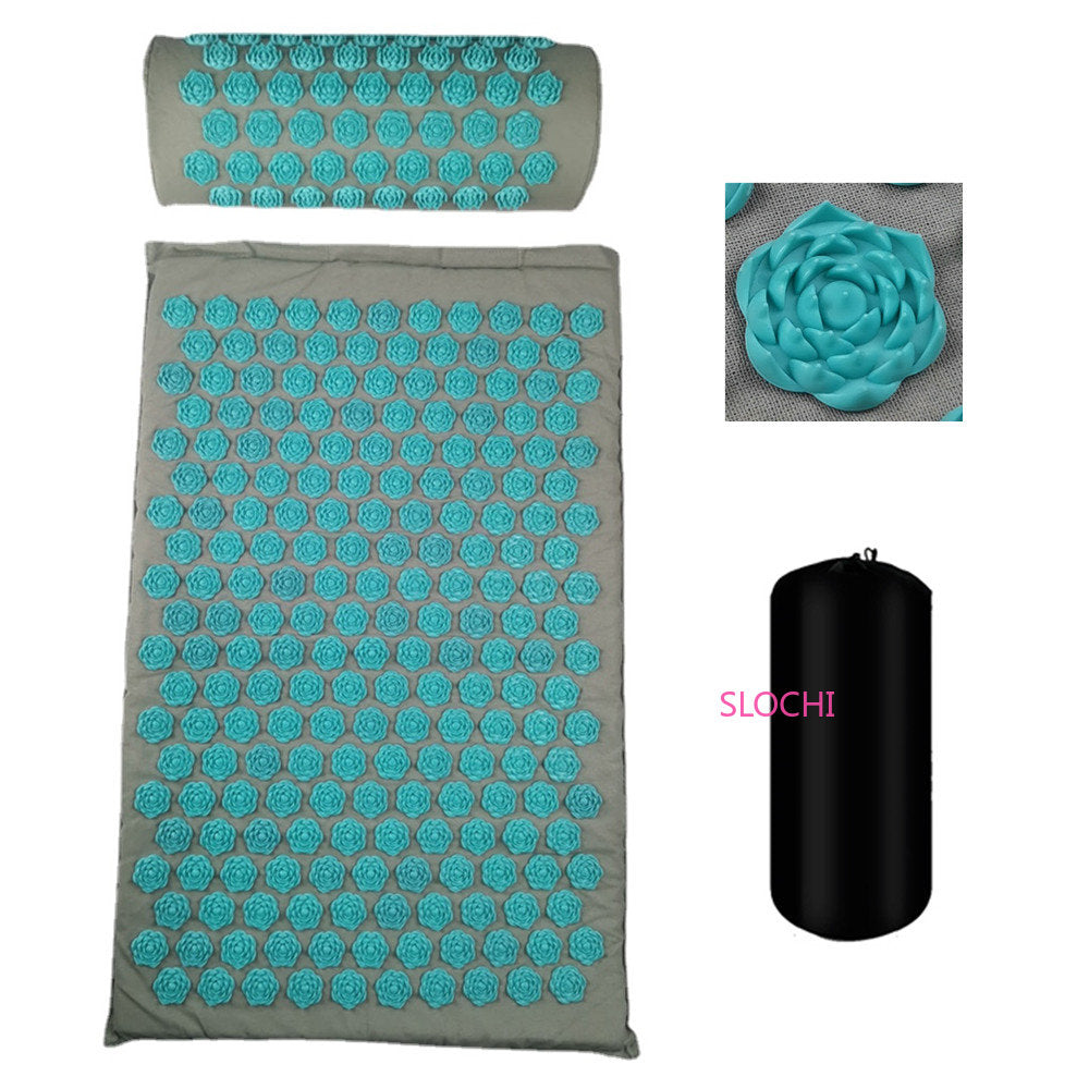 Massager Cushion  Shakt Mat Massage Yoga Mat Acupressure Relieve Stress Back Body Pain Spike Mat Acupuncture Massage Mat