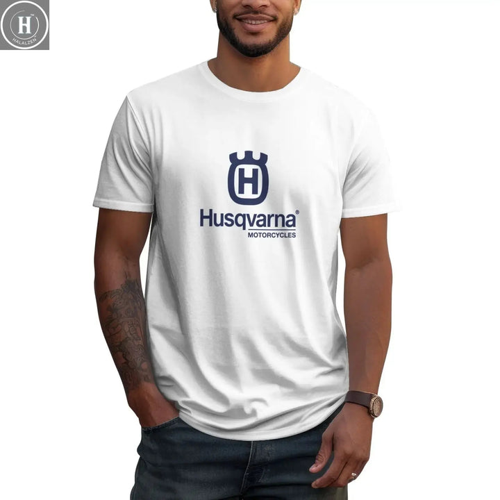 Husqvarna Motorcycle Prints T-Shirt 100% Cotton Casual Oversized Clothing Streetwear Graphic T Shirts Pro Choice HALALZEN