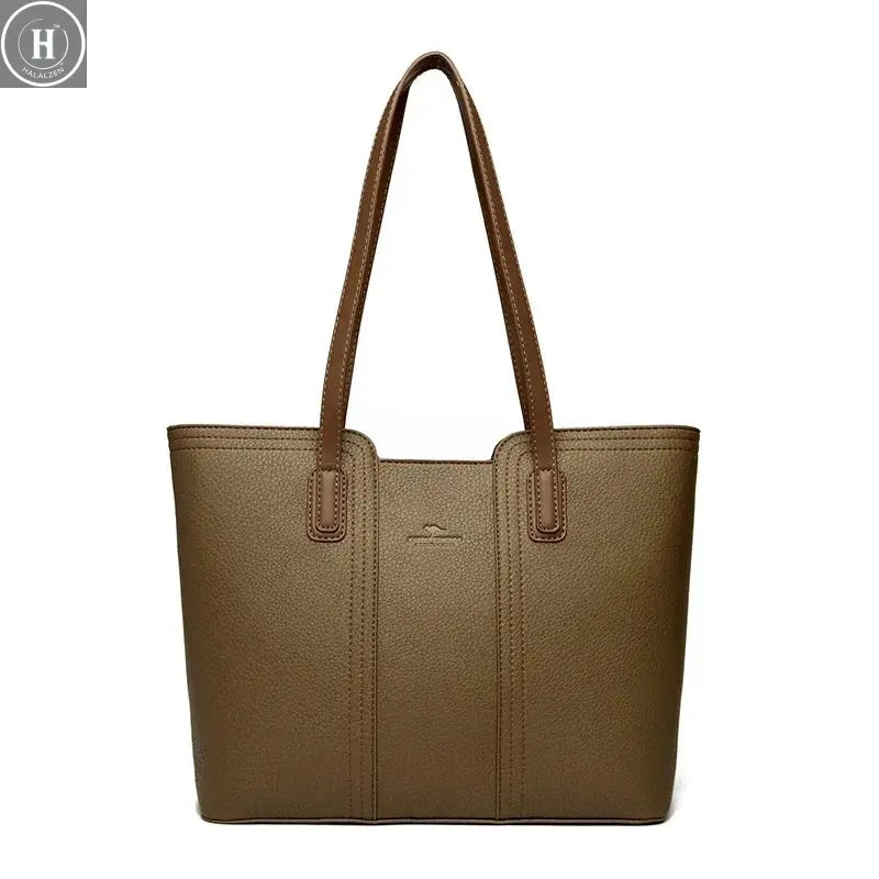 Genuine Brand Women Bags Designer High Quality Soft Leather Large Women 2024 Shoulder Bag Messenger Handbag Shopping Messenger HALALZEN