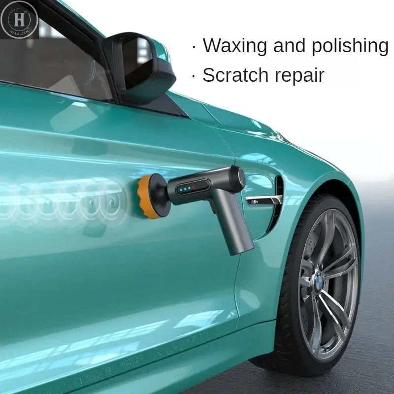 Car Polisher Handheld Wireless Polisher Car Polishing Waxing Machine Power Tool for Car Cleanig Waxing Repair Car Accessories HALALZEN
