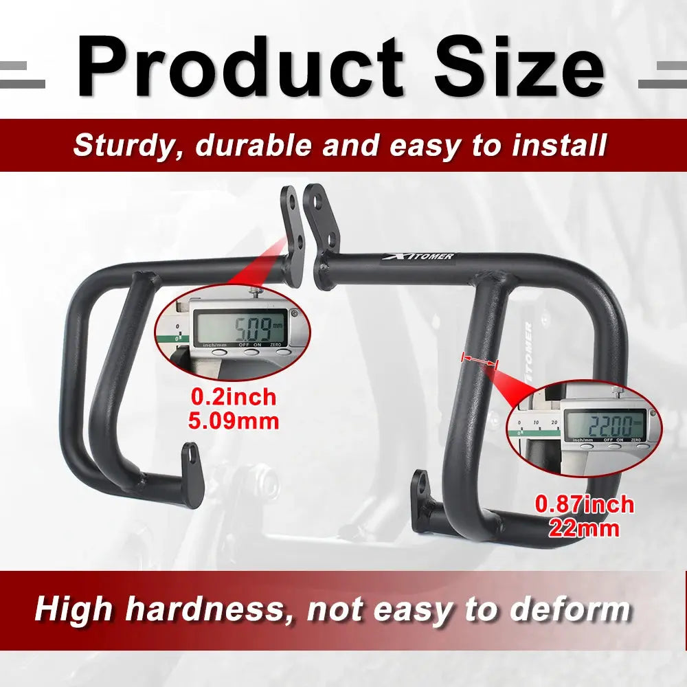 For Suzuki DR 650 DR650 DR650S DR650SE 1996-2025 Motorcycle Steel Bumper Crash Bars Frame Protector Engine Guards Crash Cage HALALZEN