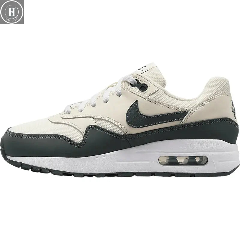 Nike genuine Air Max1 GS women's large children's air cushioned lightweight running shoes DZ3307-113 HALALZEN