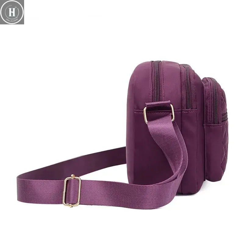 Fashion Women Shoulder Messenger Bag Waterproof Nylon Crossbody Bag Female Large Capacity Casual Travek Handbags Purse Bags HALALZEN