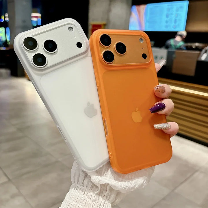 Luxury Translucent Matte Slim Phone Case For iPhone 17 17 Pro Max 17 Pro Shockproof Armor Frosted Ultra Thin Protection Cover