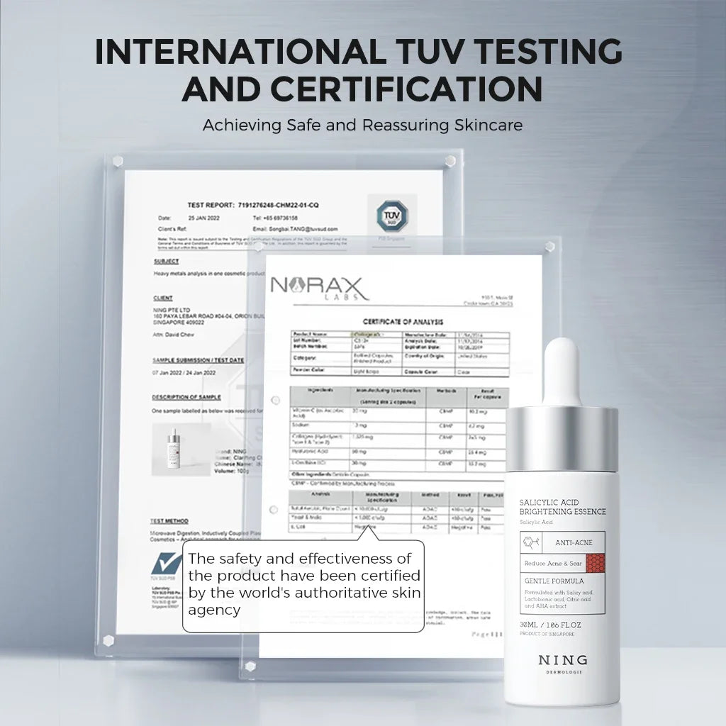 Salicylic Acid 2% Face Serum: Niacinamide, Centella Extract, BHA + PHA, Blemish Soothing, Pore Refining & Oil Regulation HALALZEN
