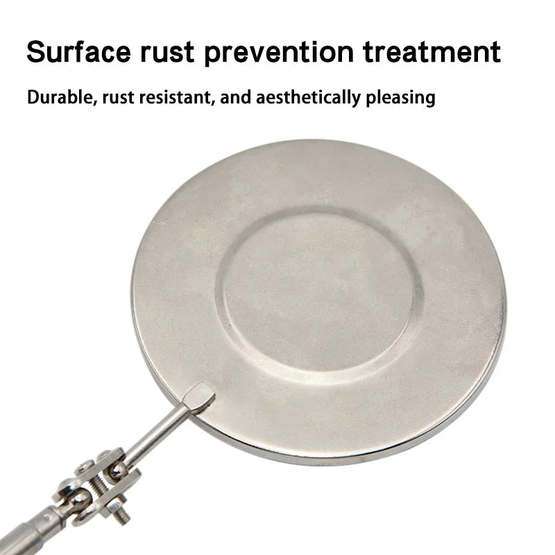 Detection folding mirror 360 degree rotating reflector universal auto repair tool accessory  telescopic bottom inspection mirror