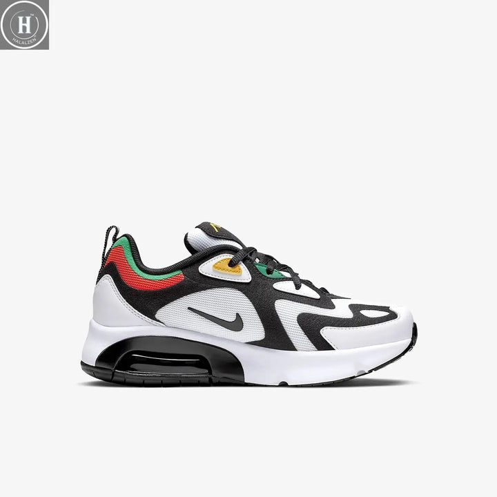 Nike Authentic New Season AIR MAX 200 (GS) Big Kids' Cushioned Sports Shoes AT5627-100 HALALZEN
