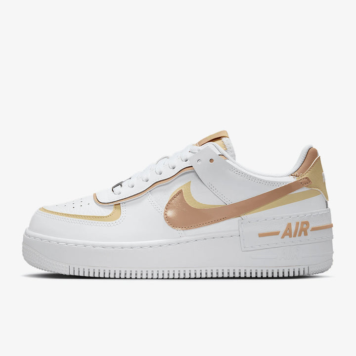 Nike genuine Air Force 1 Shadow women's thick soled shoes DZ1847-111