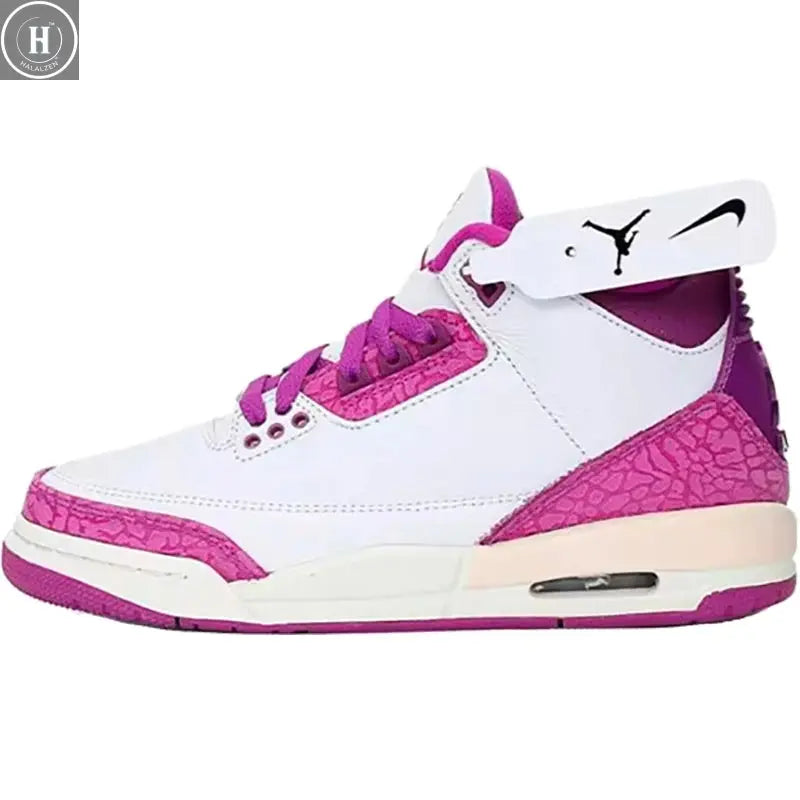 Nike Authentic JORDAN GS Girls' Grade School Mid-Top Basketball Shoes HQ0784-100 HALALZEN