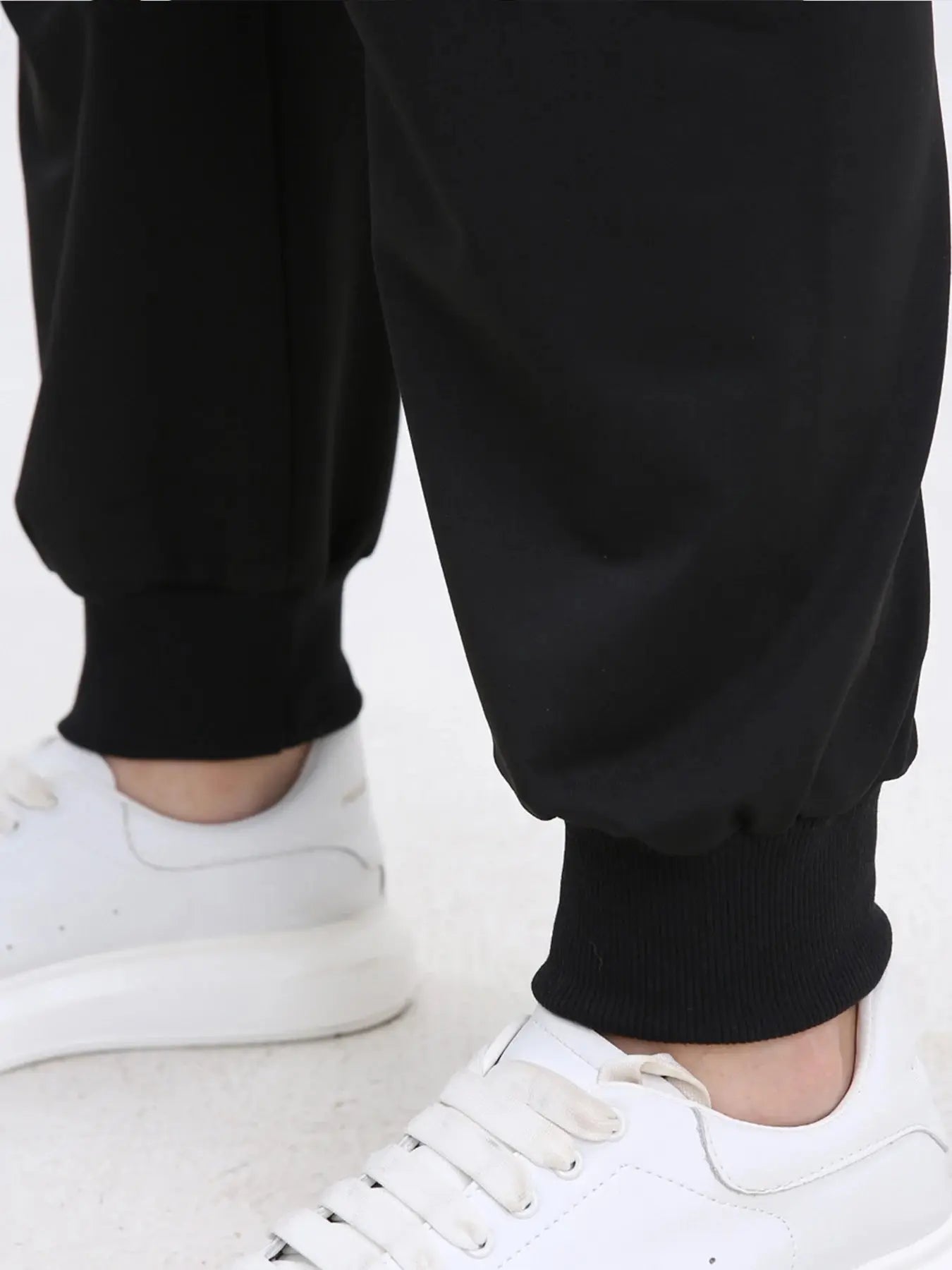 Plus Size Sweatpants for Women Drawstring Rhinestones Graphic High Waisted Joggers with Pockets Elastic Waist Casual Halalzen UK