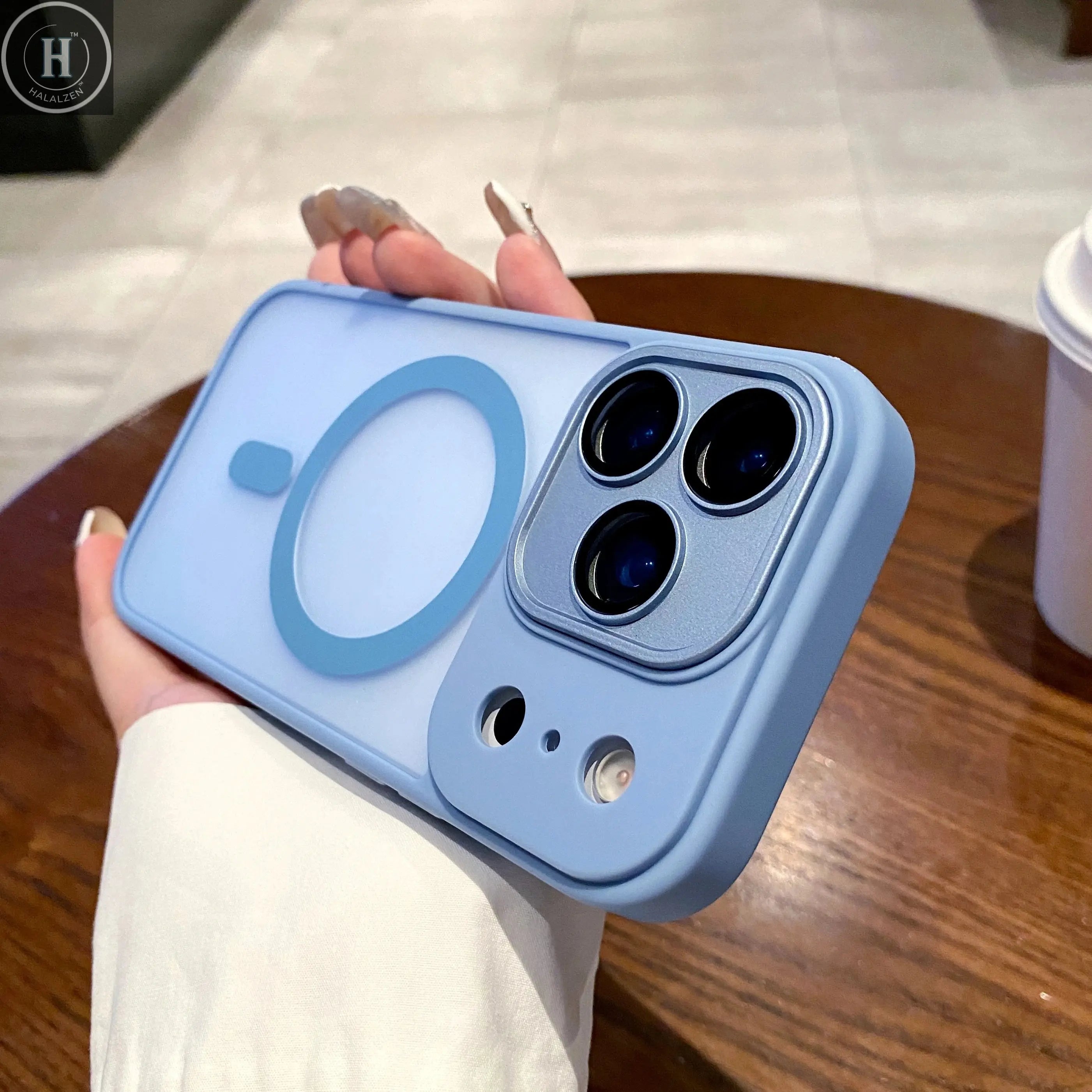 Luxury Matte Magnetic Wireless Charge Case For iPhone 17 Pro Max 17 Air 17 Pro 17 Lens Glass Film Clear Hard Bumper Back Cover Halalzen UK