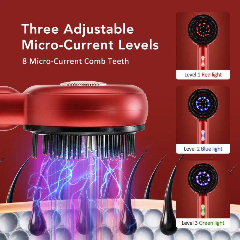 Red Light Hair Care Comb Scalp Massager
