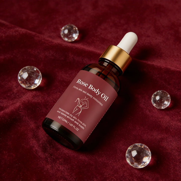 Rose Body Essential Oil Lasting Fragrance Natural Plant Oil Scraping Massage Charming Women Romantic Spa Moisturizing Essences