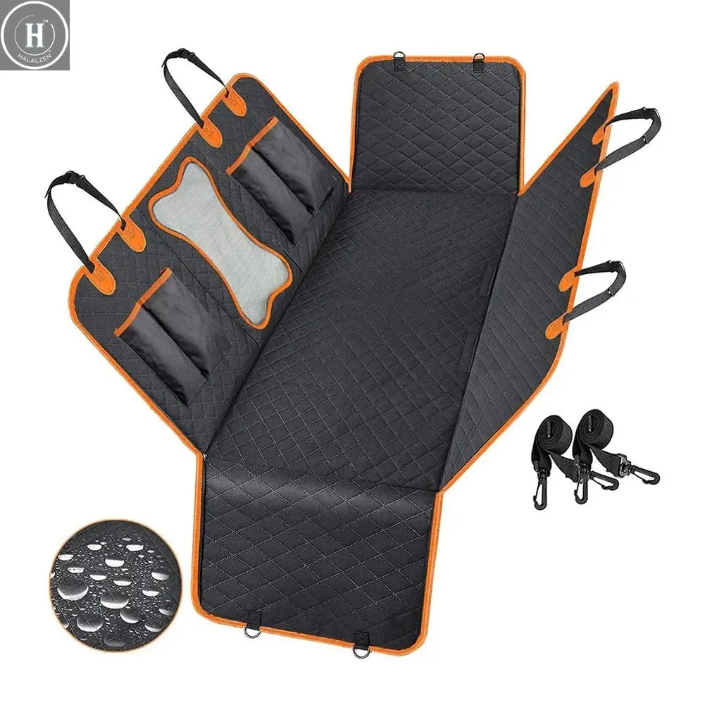 Pet Dog Car Seat Cover Waterproof Pet Travel Carrier Hammock Dog Blanket Mats Car Rear Back Seat Safety Protector for Cat Dogs HALALZEN