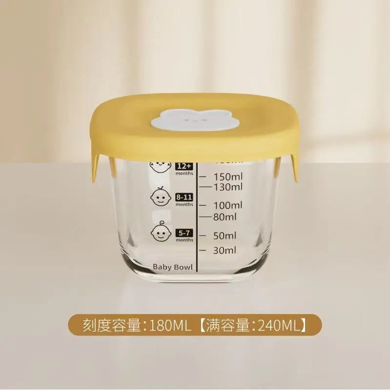 Mini Glass Bowl with Silicone Lid