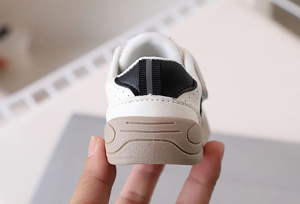 2025 Fashion Toddler Shoes For Baby PU Leather Infant Girl's Sneakers Soft-soled Ergonomics Newborn Boy's Sport Shoes First Step