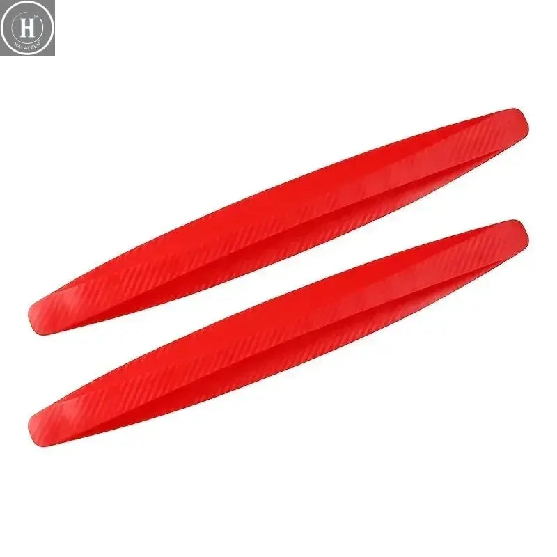 2Pcs Universal Anti-Collision Protector Stickers Car Front Rear Corner Bumper Guard Anti-Scratch Strips Sticker Car Accessories HALALZEN