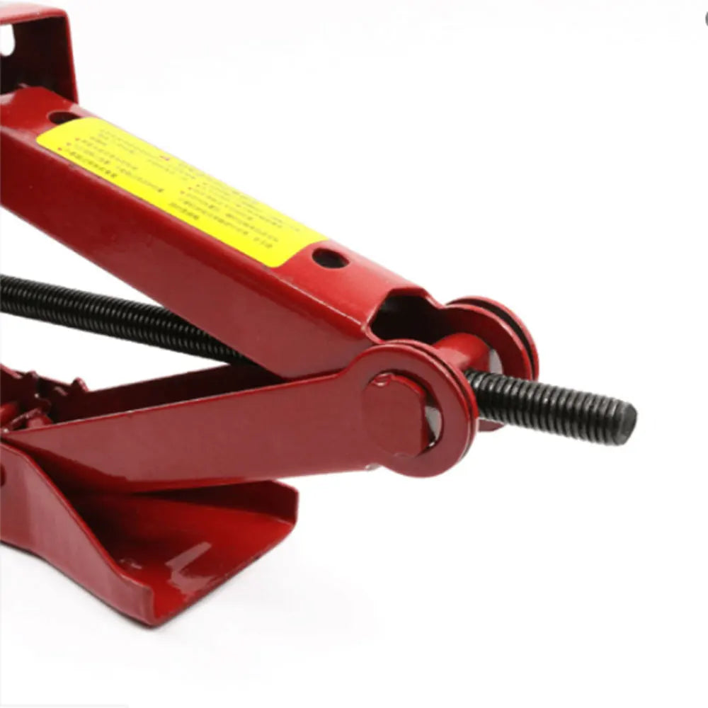 Lift Height 90-385mm Foldable Scissor Car jack 2T Heavy Duty Quick Lift Manual Equipment Automotive mechanical workshop tools