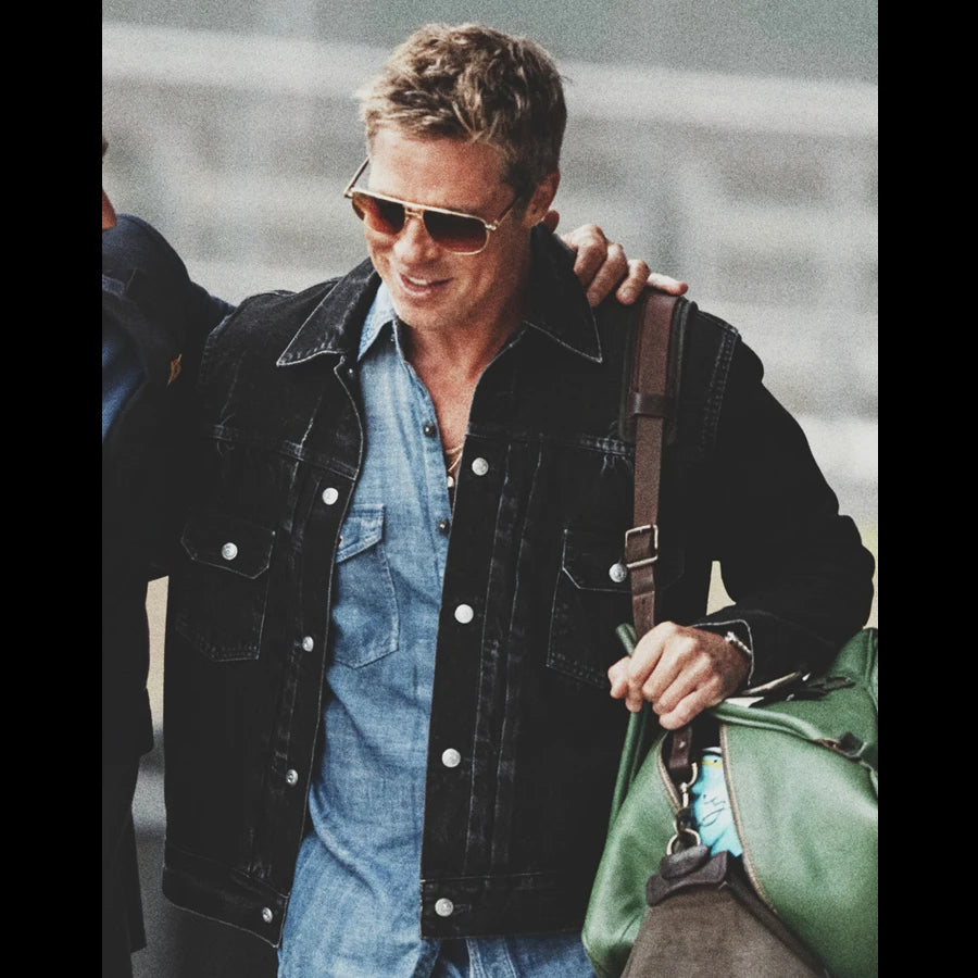 SUGAR 1953 Heavy Washed Natural Wear Darth Vader Denim Jacket