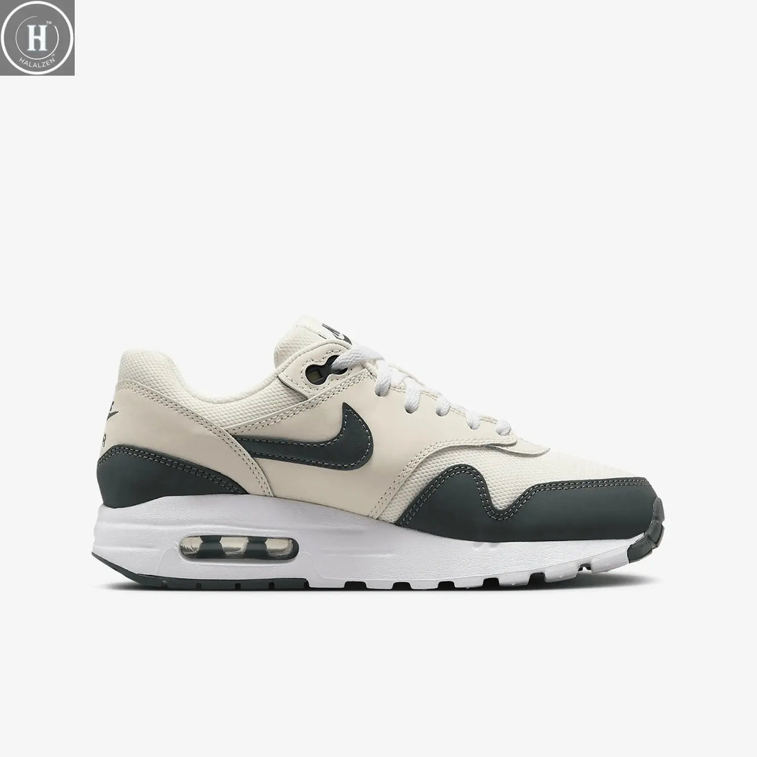 Nike genuine Air Max1 GS women's large children's air cushioned lightweight running shoes DZ3307-113 HALALZEN