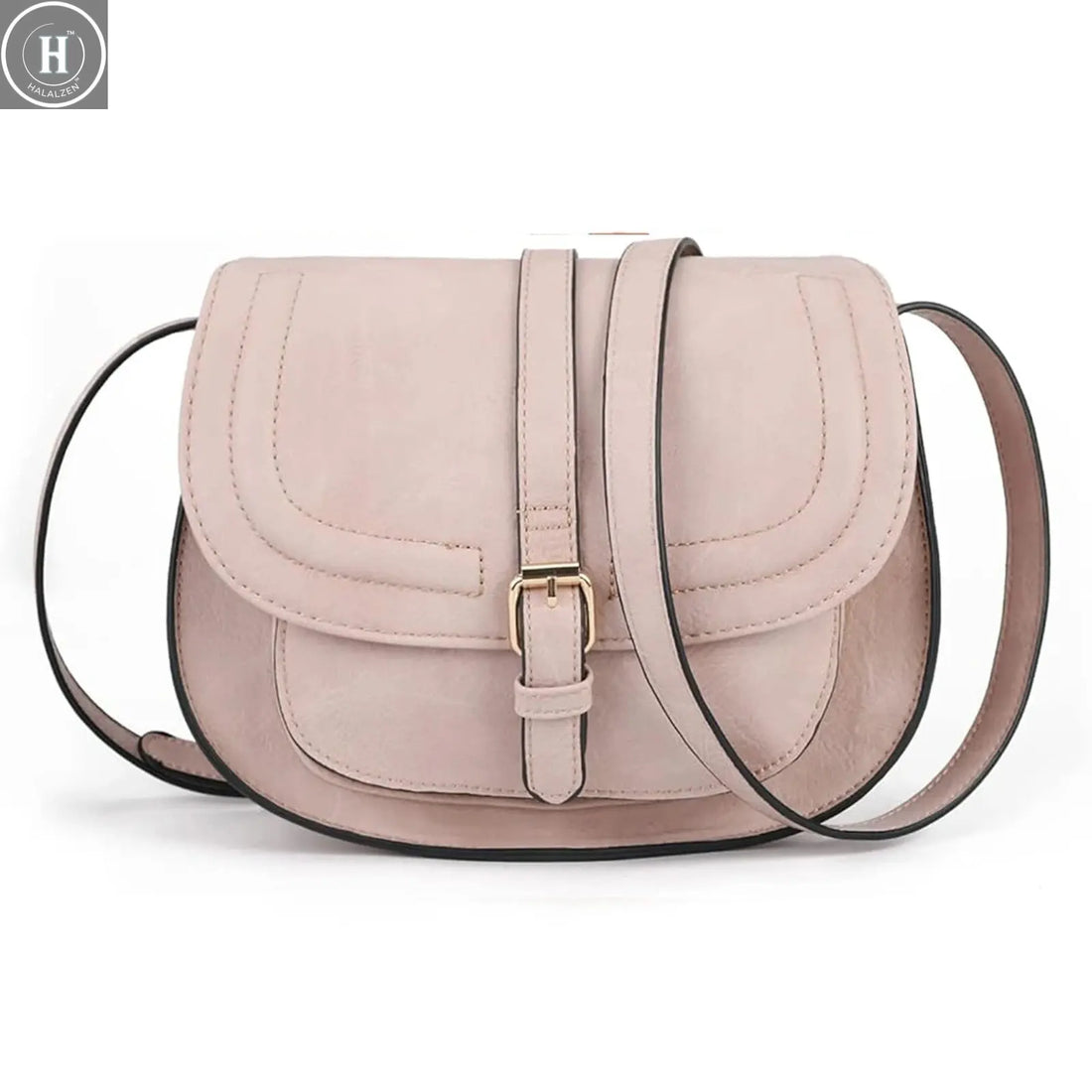 Crossbody Bags for Women Saddle Shoulder Purse and Boho Handbags with Strap Faux Leather CT20154E HALALZEN