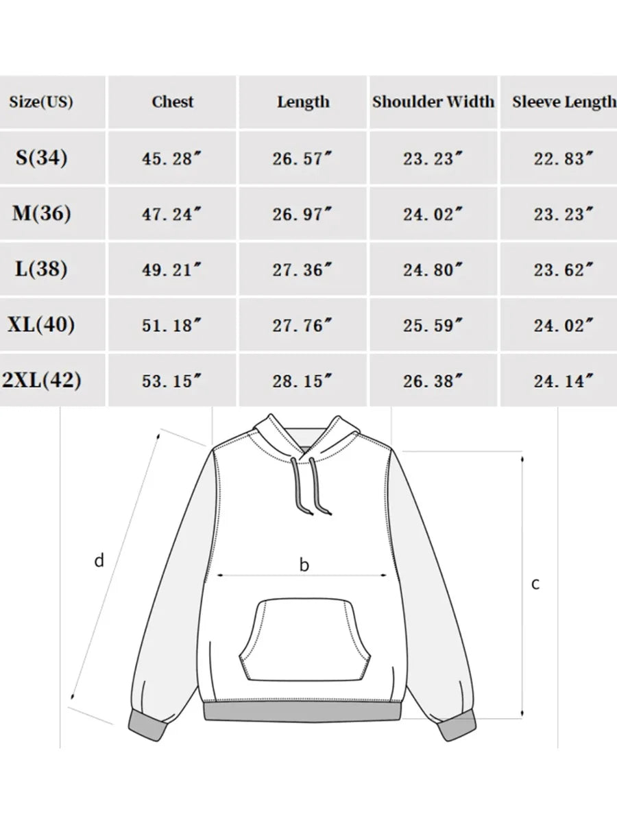 Zip Up Trendy Hoodies for Men Casual Overszie Y2K Hip Hop Streetwear Harajuku Jacket