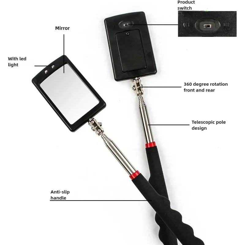 Maintenance of High-definition Telescopic Inspection Mirror Universal Underbody Inspection Mirror for Reflective Endoscope