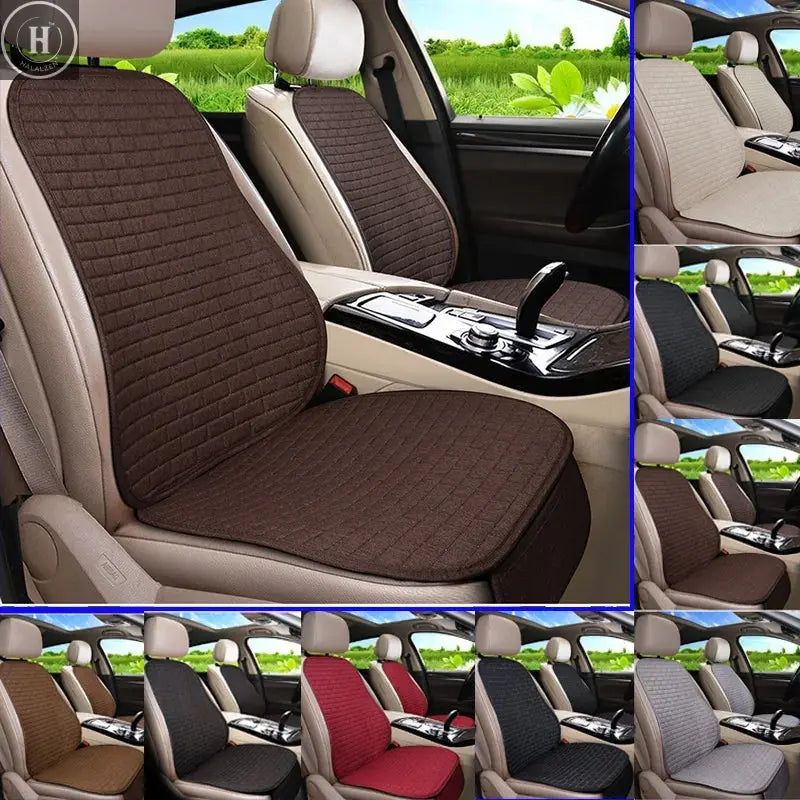 Car Seat Front Rear Cushion Breathable Cover Saeat Universal Seat Protector Back Seat Cushion Front Rear Car Supplies HALALZEN