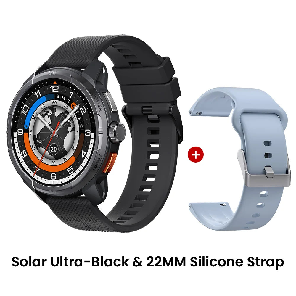 HAYLOU Solar Ultra GPS Smartwatch 1.6” AMOLED Display 5ATM Waterproof Built-in GPS Bluetooth Phone Calls Sports Smart Watch