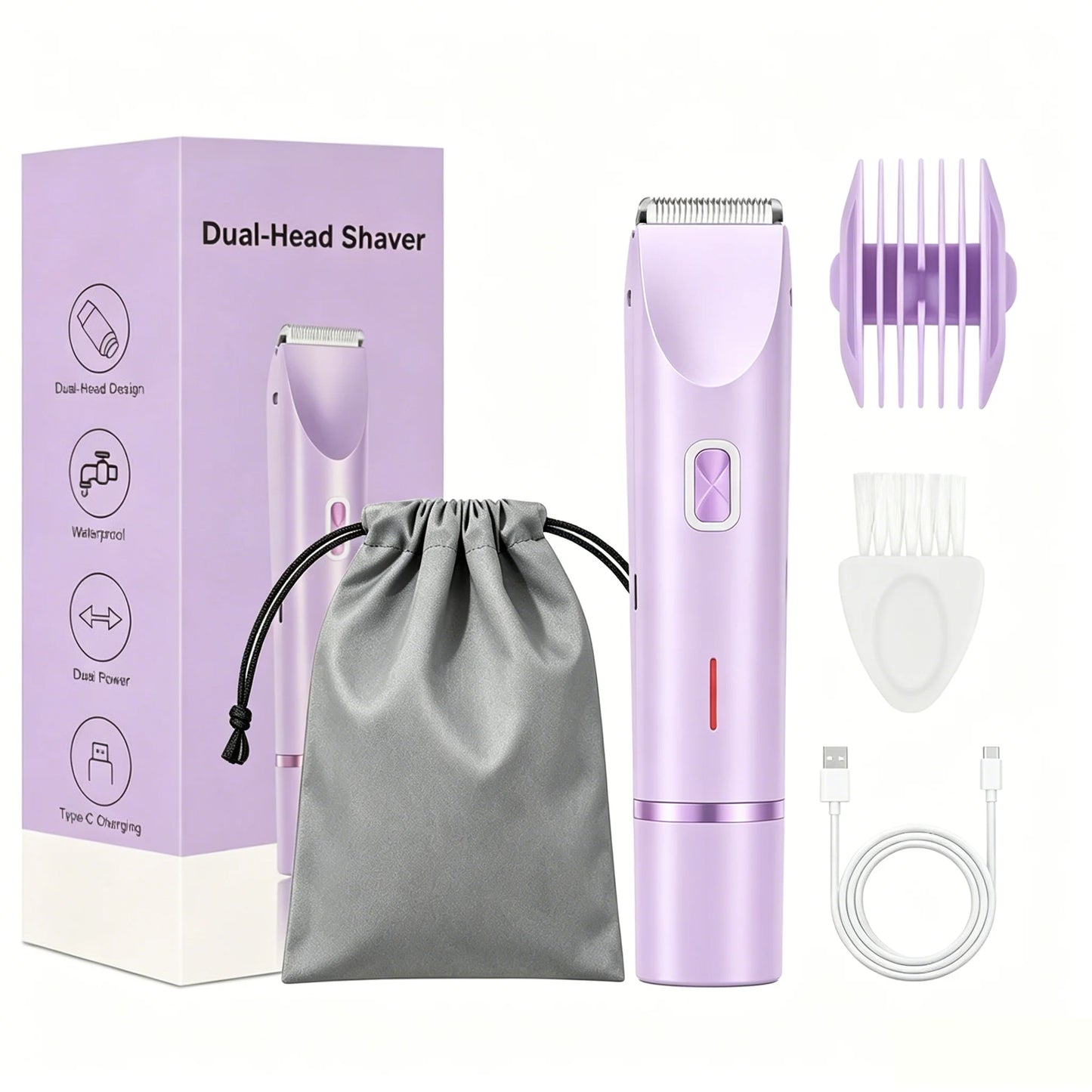 2-in-1 Women's Electric Shaver
